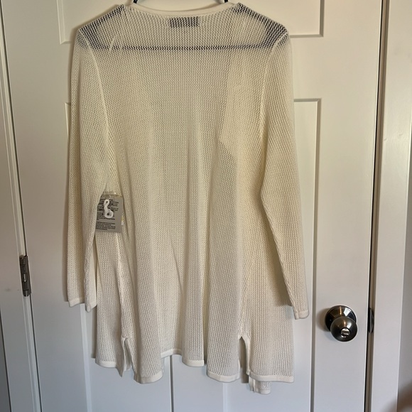 Kasper white cardigan size medium - Picture 5 of 5